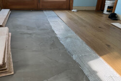 Engineered Wood Residential installation project