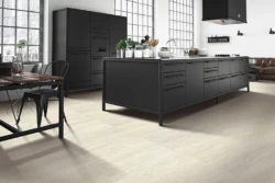 Residential Kitchen Luxury Vinyl Plank Flooring Installation
