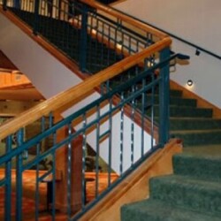 MidVail Lodge carpeted stairs installation