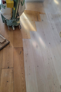 Residentail Hardwood Refinishing project