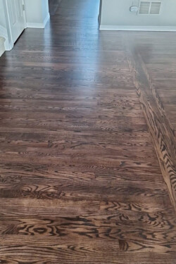 Residentail Hardwood Refinishing project